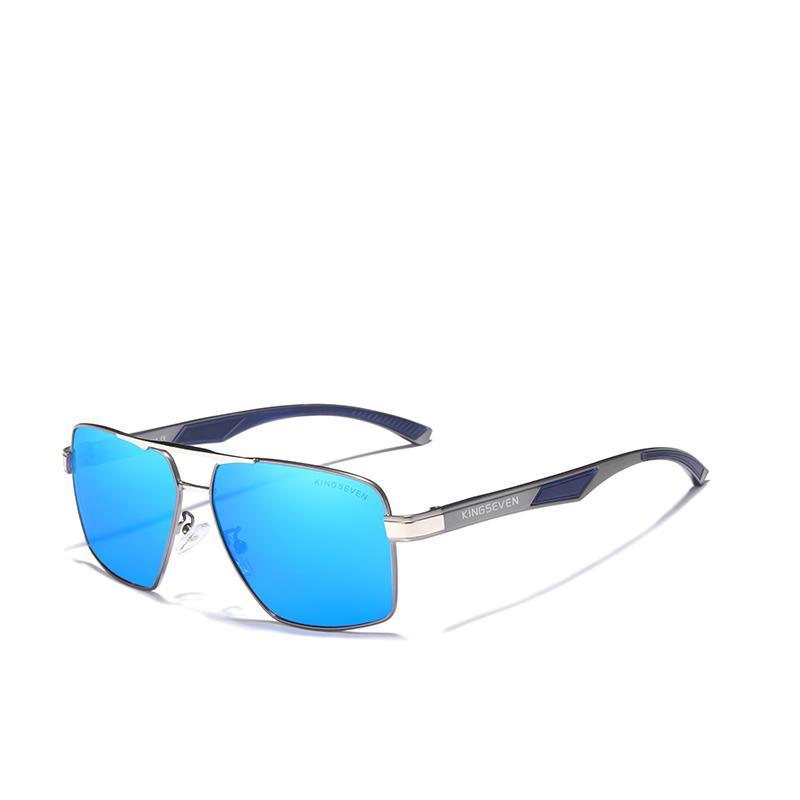 Luxury High Quality Modern Aluminum Men's Sunglasses Polarized Lens Brand Design Temples Sun glasses Mirror Glasses Oculos de sol With UV400 Protection