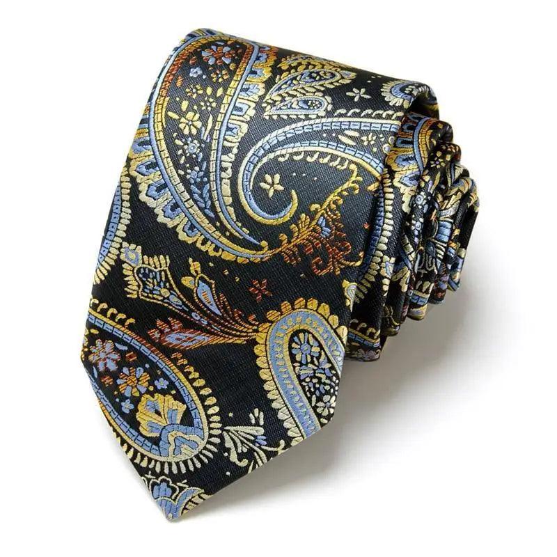 Men's Elegant Floral Necktie - Classic Flower Design | Business Formal Tie