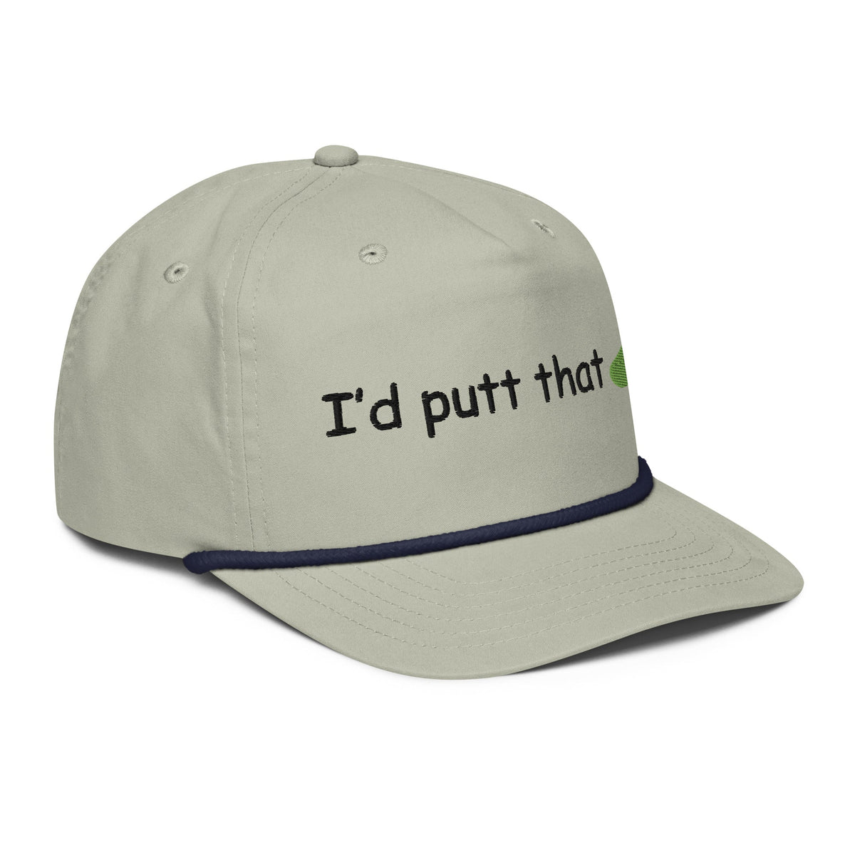 Tee-bone I’d putt that - Golf rope cap