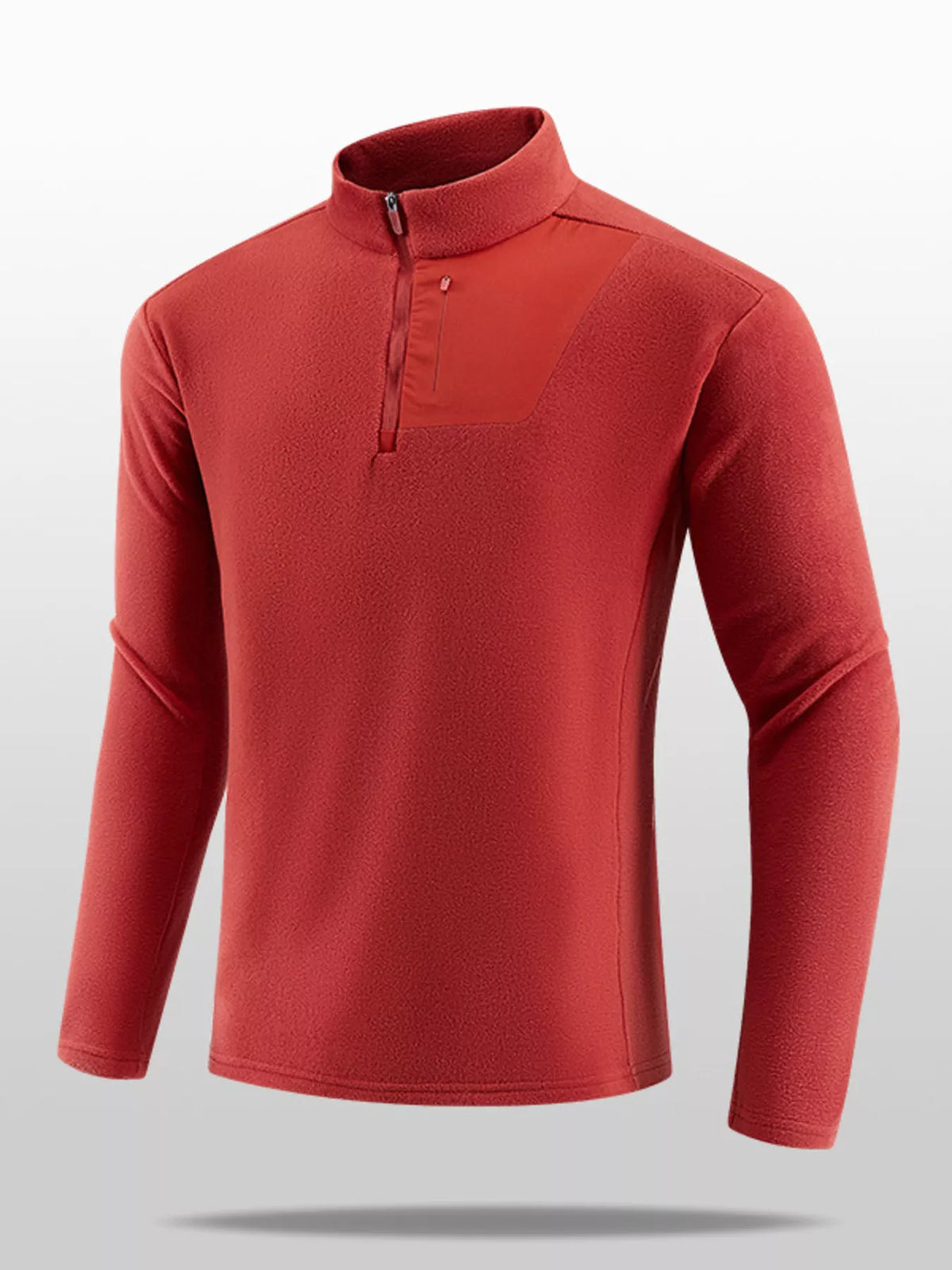 Men's Plus Size Comfortable Half-Zip Sweatshirt