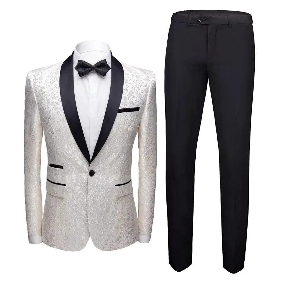 Men's Wedding Suit Set - 3-Piece Formal Dress Suit | Jacket, Vest & Pants