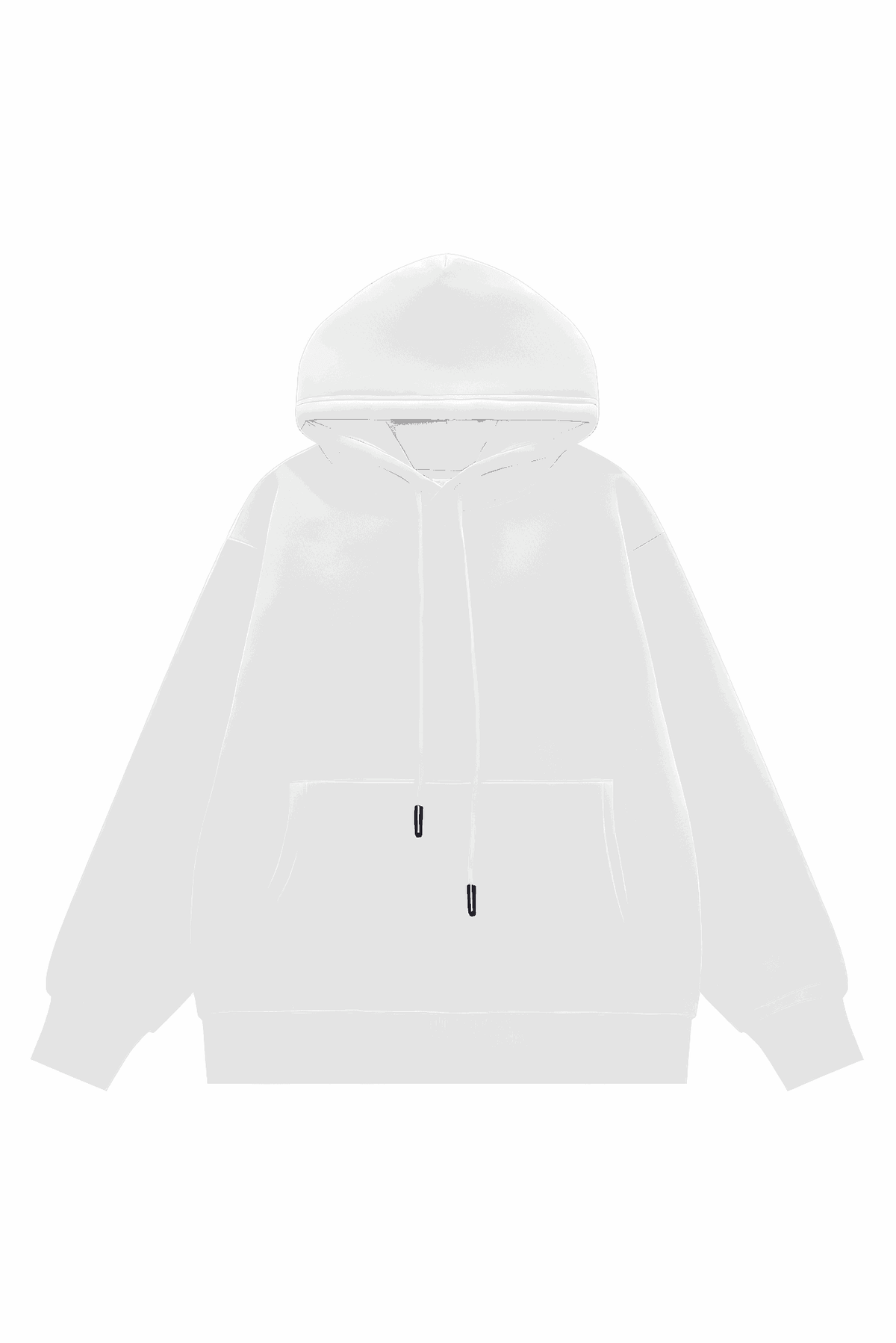 American Style Solid Color 350g Fleece Hoodie