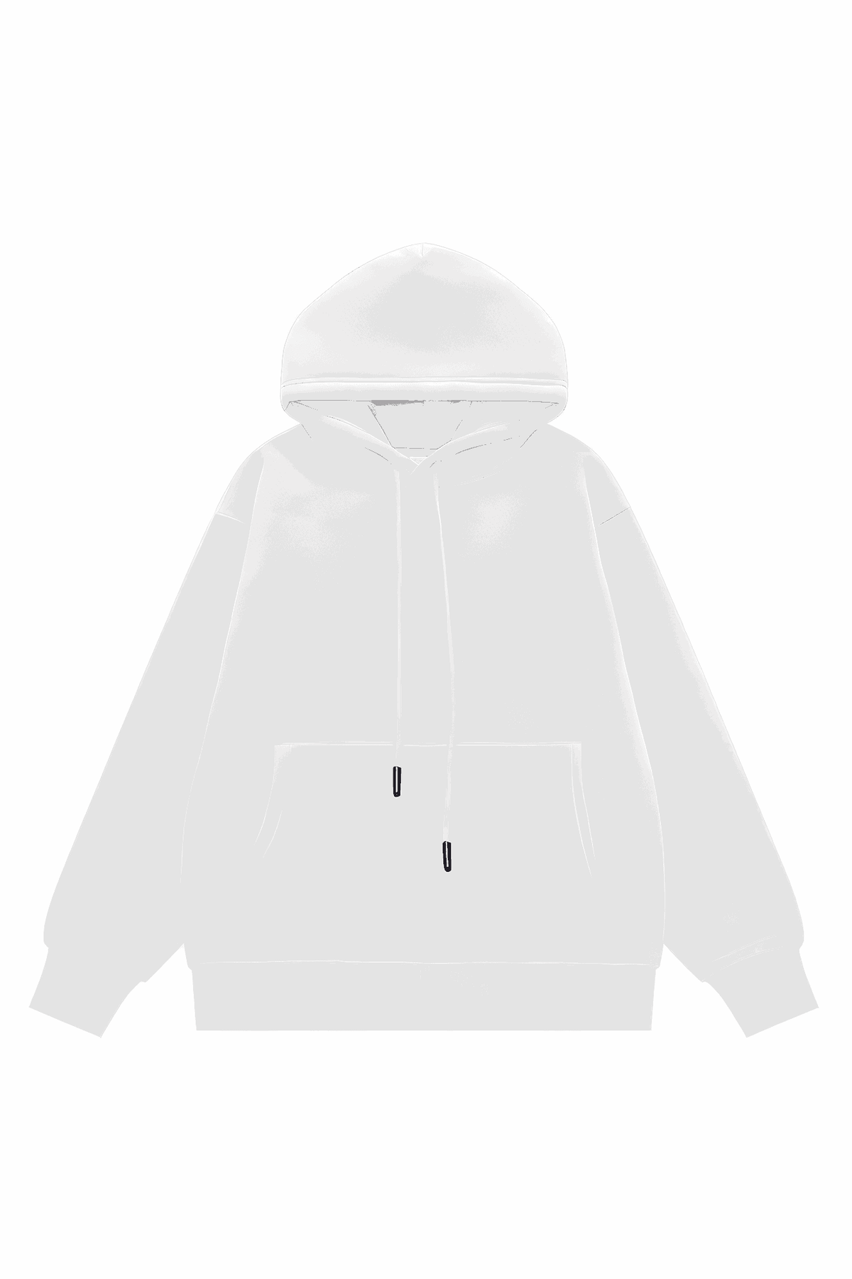 American Style Solid Color 350g Fleece Hoodie