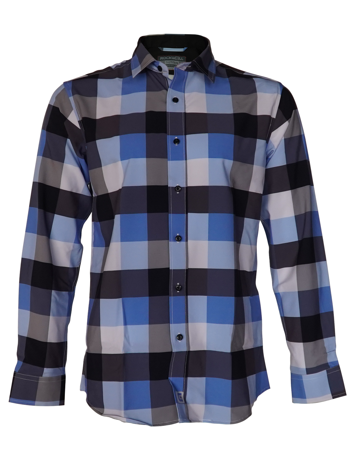 The Titan - Blue Pattern Long Sleeve