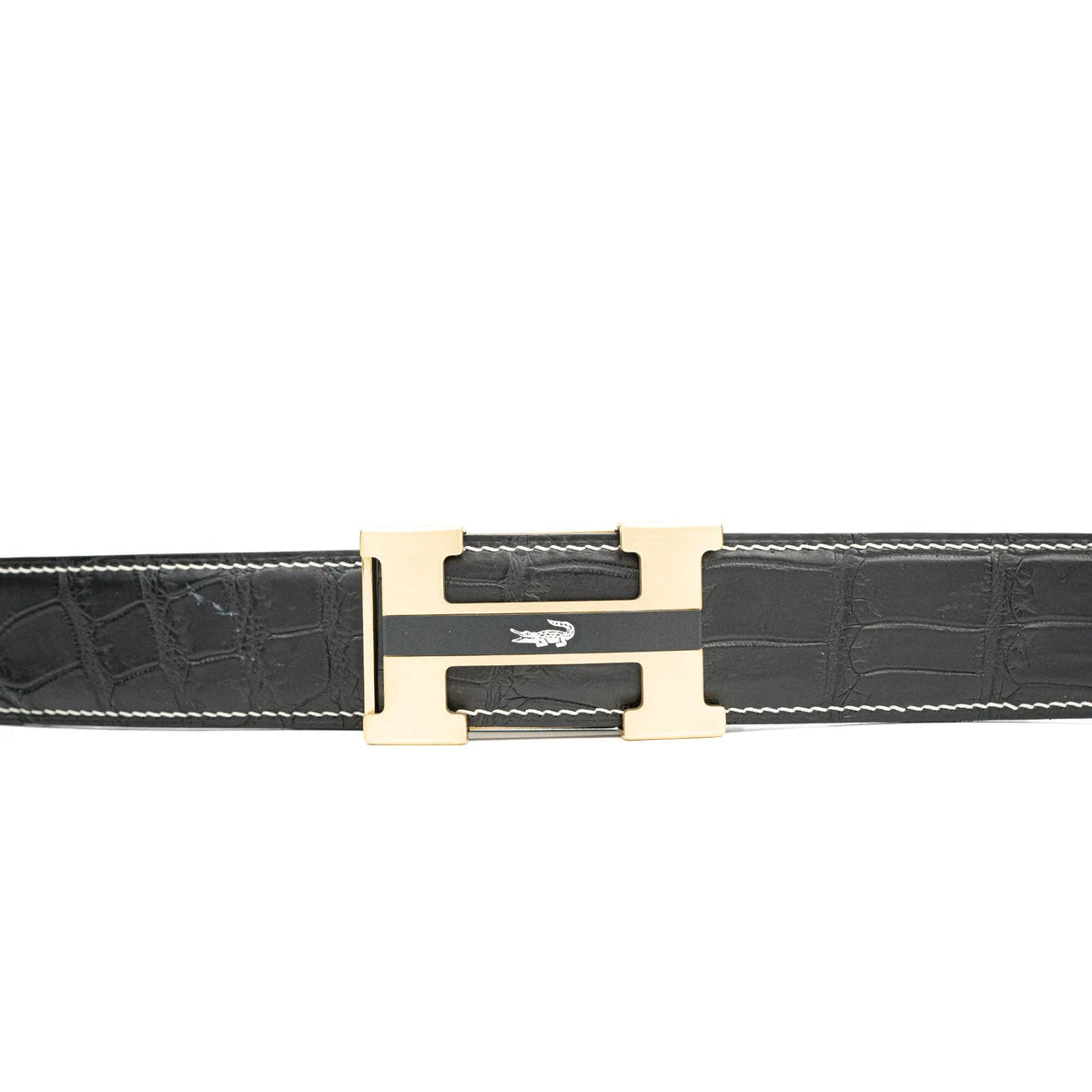 Handcrafted Alligator Leather Belt - Luxury Genuine Alligator Skin | Men's Designer Belt