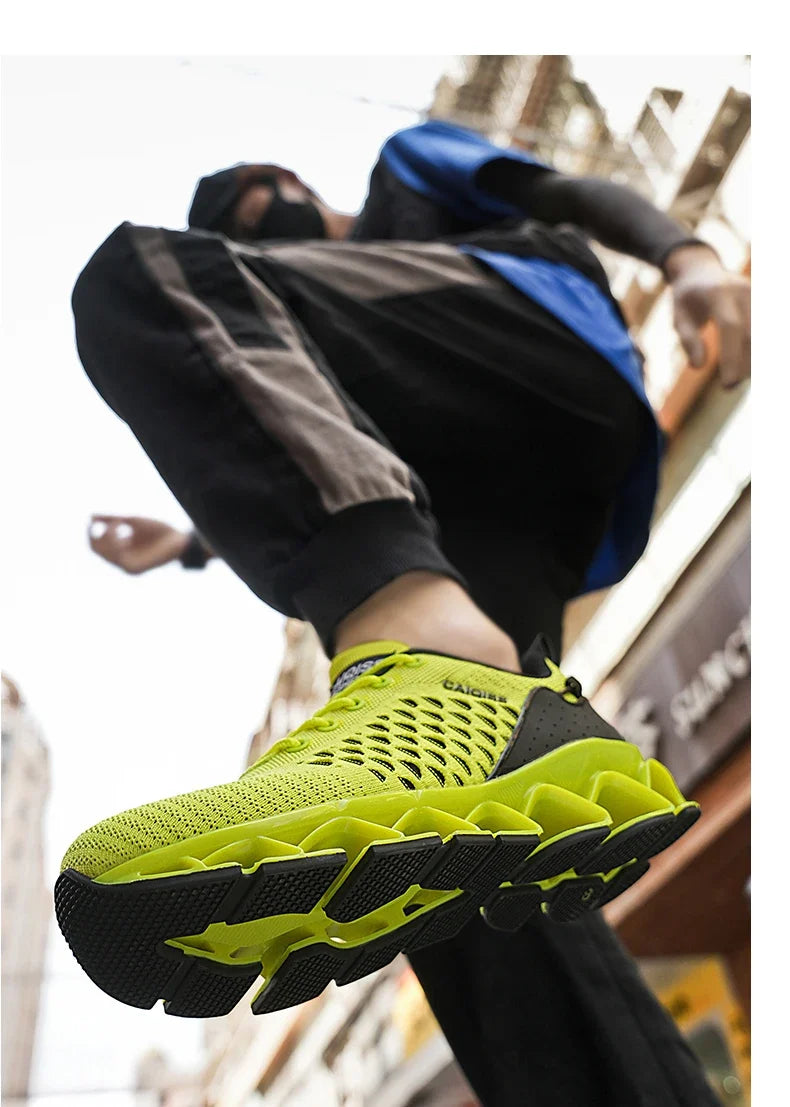 Casual Sneakers Mens Shock-absorb Running Shoes Lightweight Breathable Sports Shoes for Men 2026 New Trendy Gym Trainers for Man
