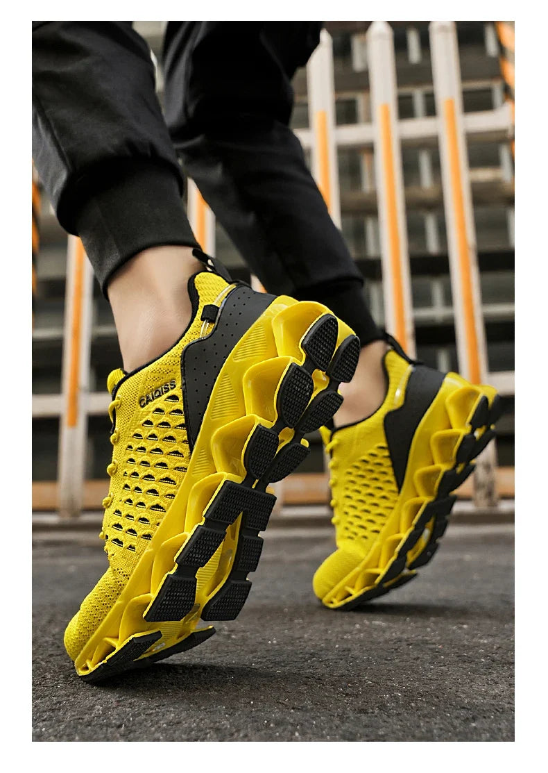 Casual Sneakers Mens Shock-absorb Running Shoes Lightweight Breathable Sports Shoes for Men 2026 New Trendy Gym Trainers for Man