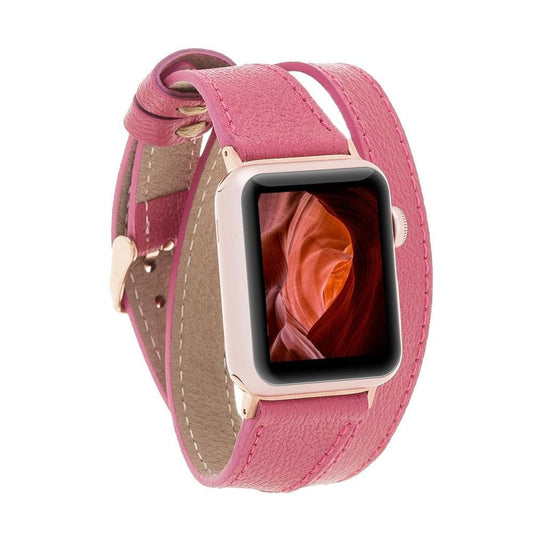 Double Tour Leather Apple Watch Band