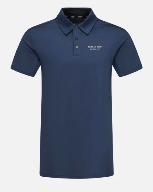 BYU Crest 2.0 Polo Navy Blue