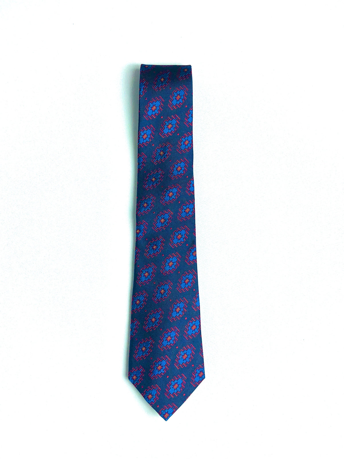 Armenian Rug Silk Necktie - 100% Handmade Silk Woven Tie | Unique Art Design