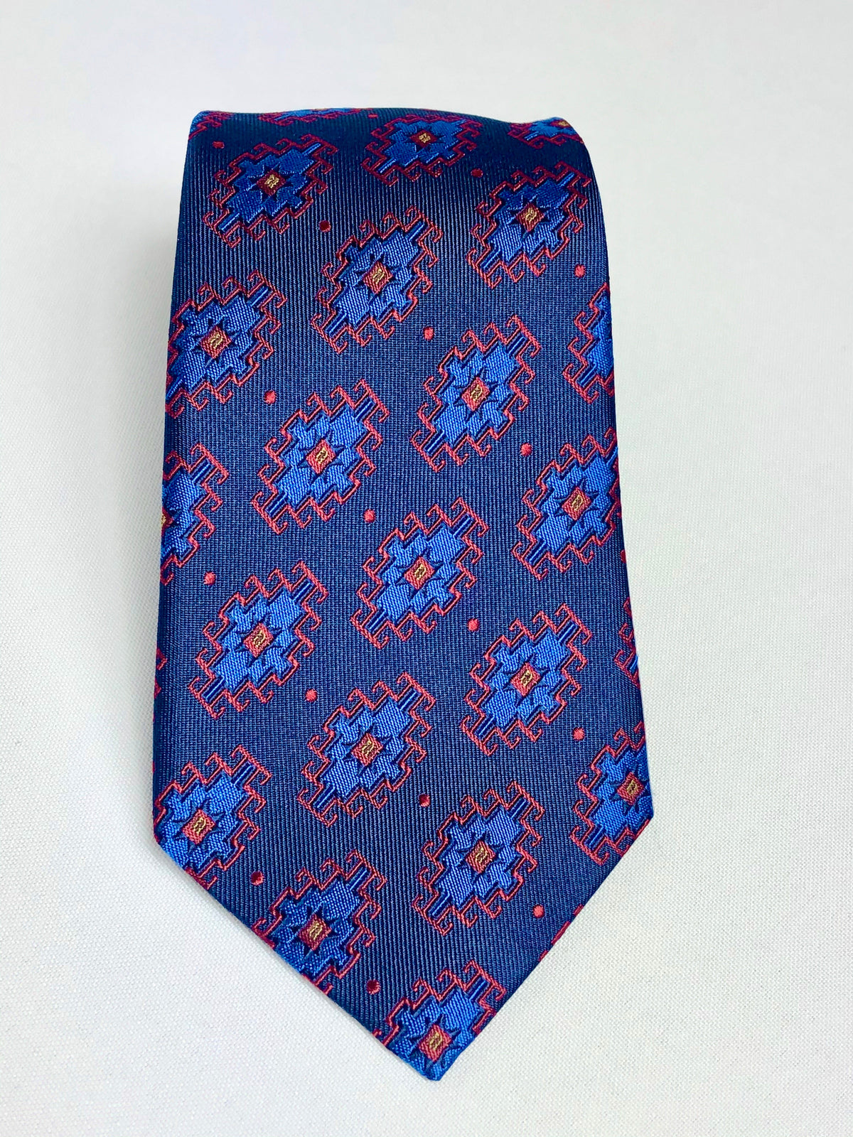 Armenian Rug Silk Necktie - 100% Handmade Silk Woven Tie | Unique Art Design