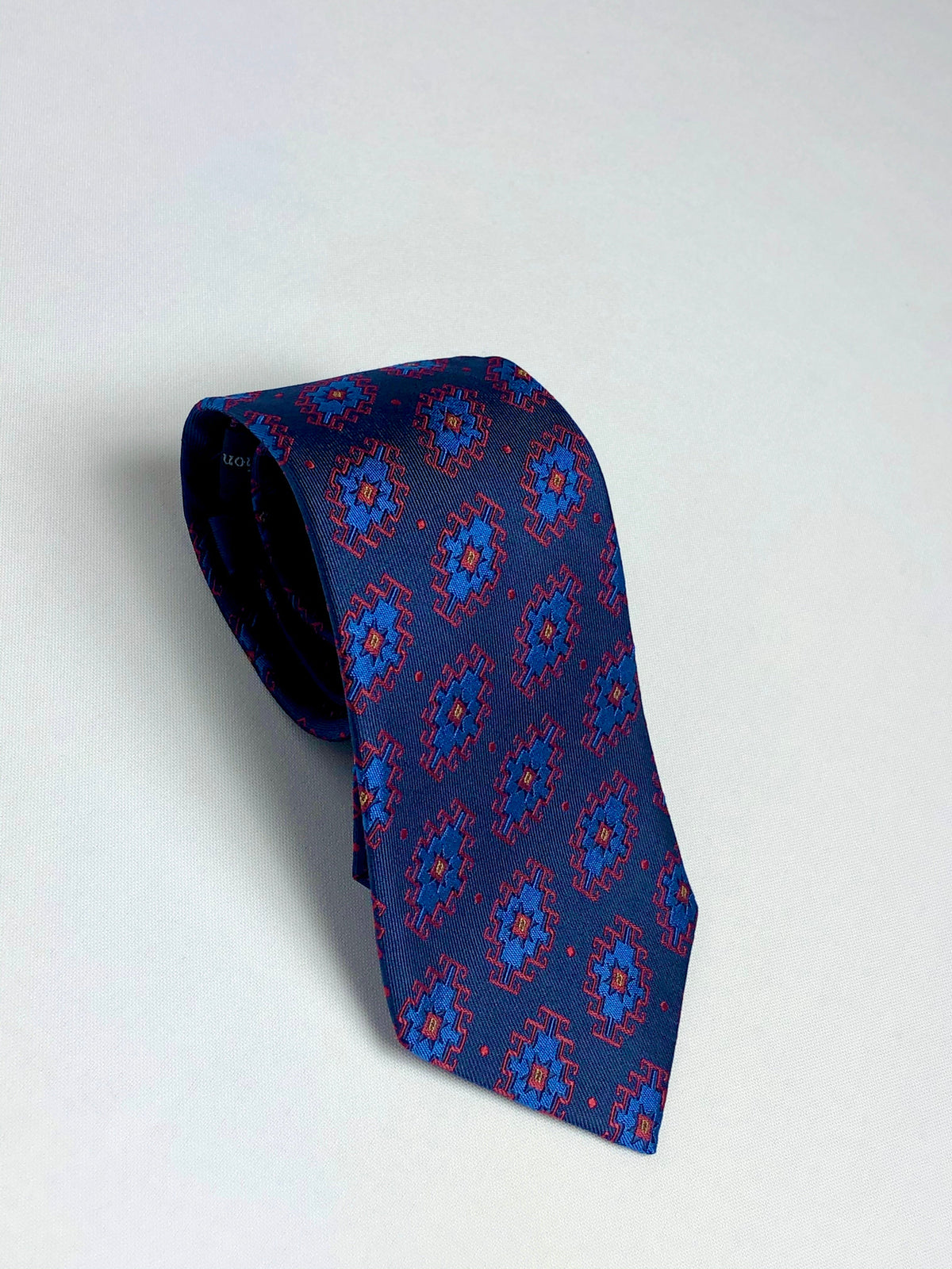 Armenian Rug Silk Necktie - 100% Handmade Silk Woven Tie | Unique Art Design