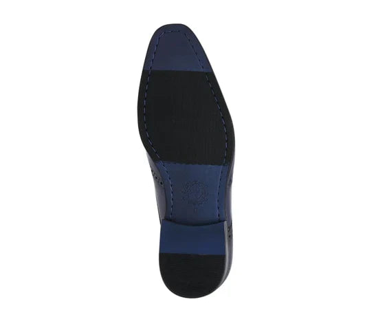 ASHER GREEN -LEATHER WING TIP COMFORTABLE RUBBER SOLE