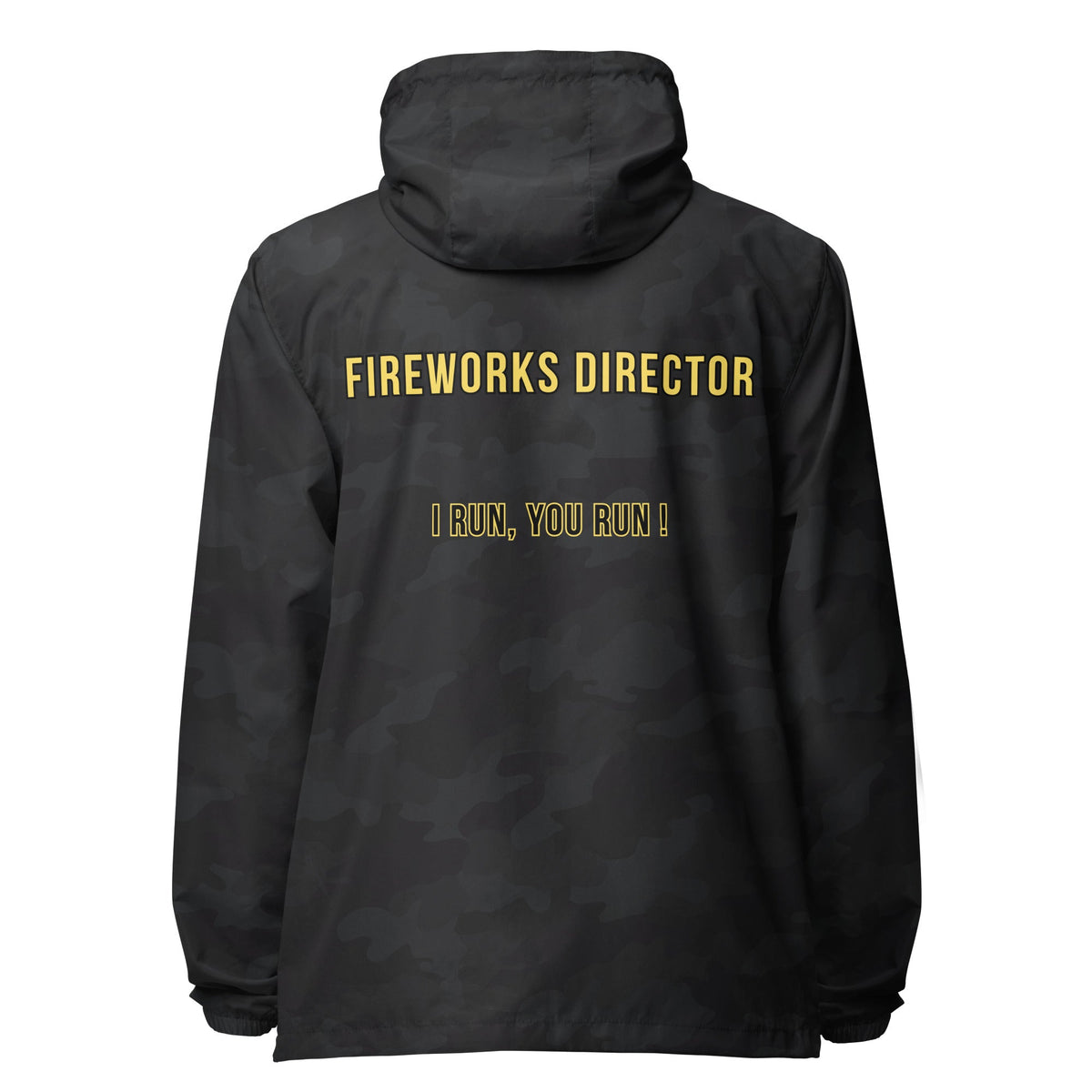 Fireworks Director - lightweight zip up windbreaker