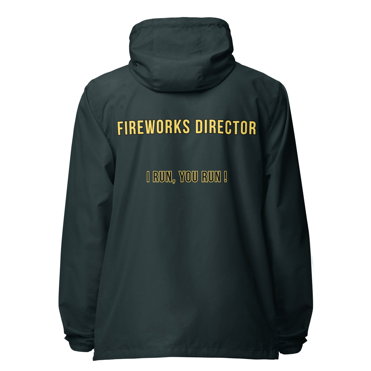 Fireworks Director - lightweight zip up windbreaker