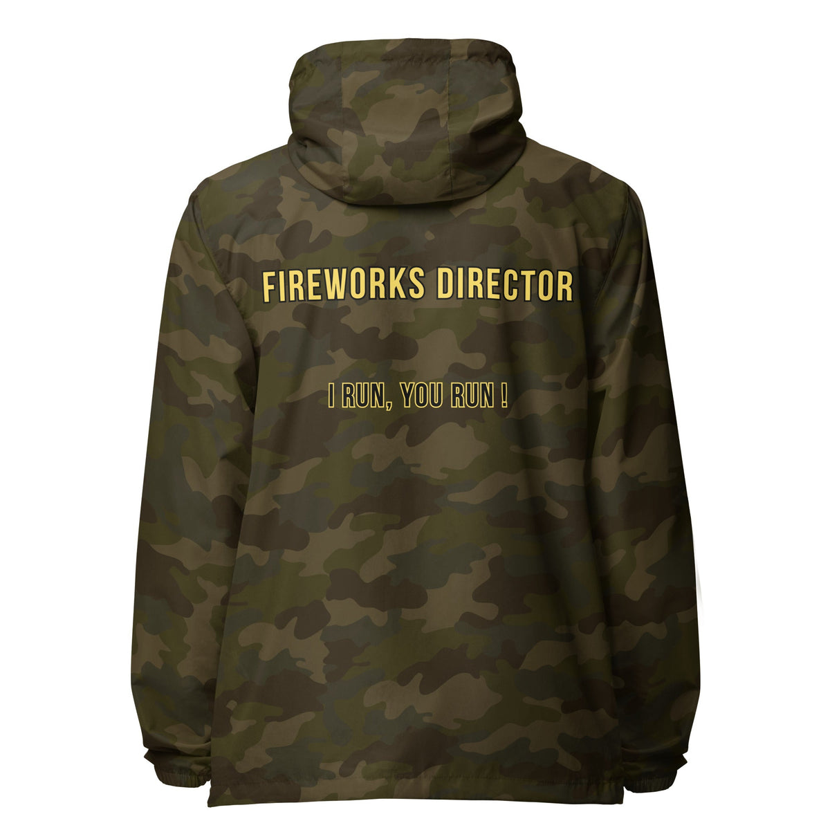 Fireworks Director - lightweight zip up windbreaker