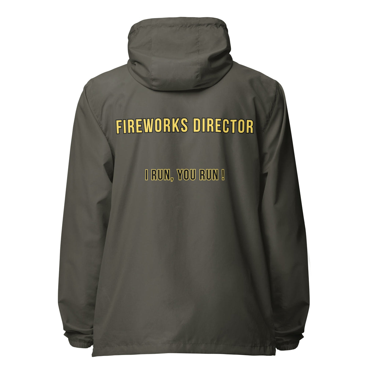 Fireworks Director - lightweight zip up windbreaker