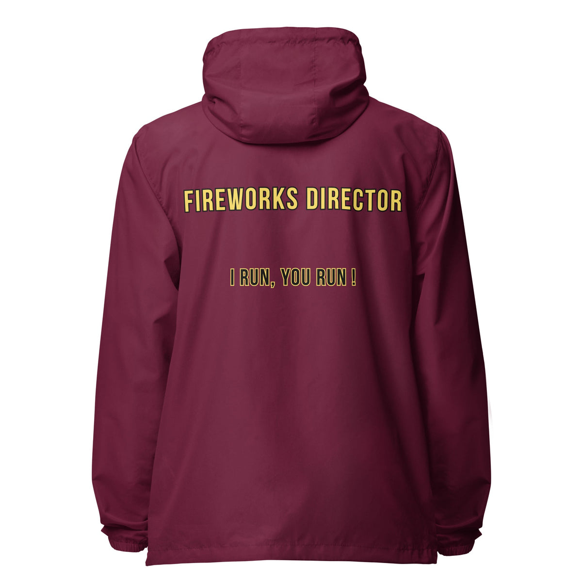 Fireworks Director - lightweight zip up windbreaker