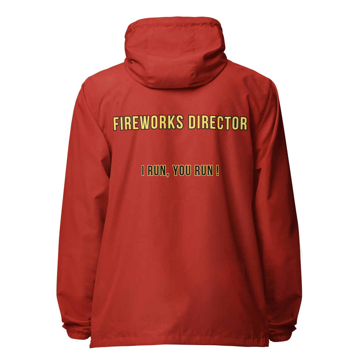 Fireworks Director - lightweight zip up windbreaker