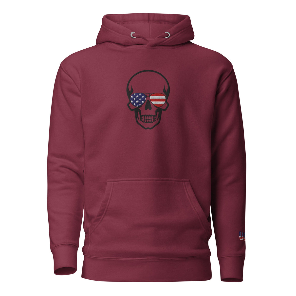 The most comfortable embroidered Hoodie you have ever seen - runs small so size up - 'Merica Merch