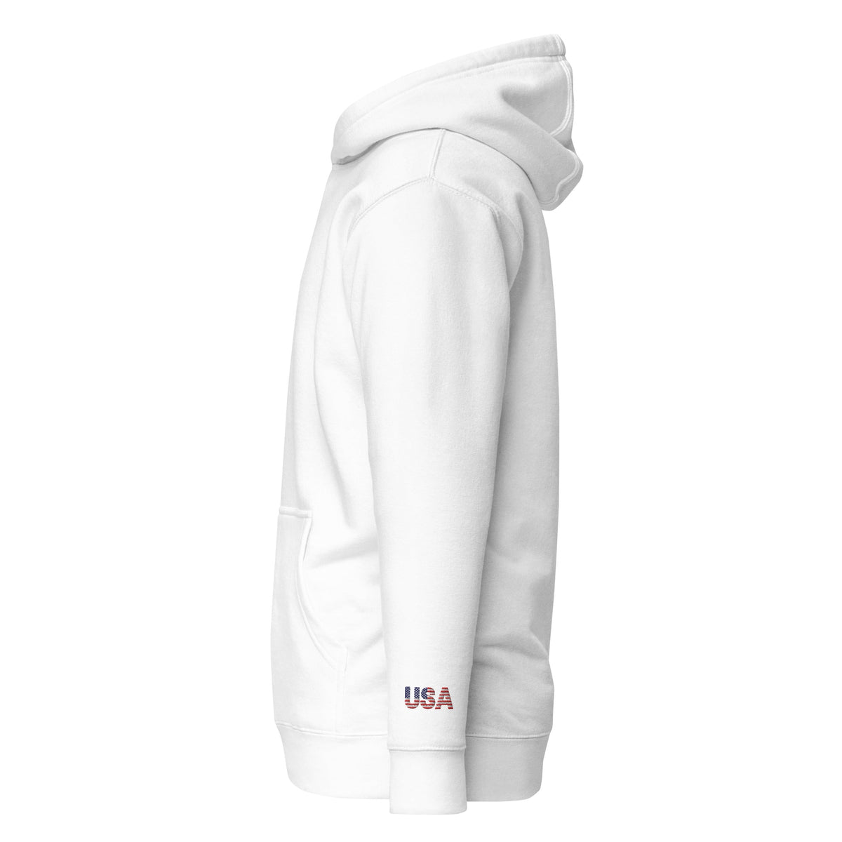 The most comfortable embroidered Hoodie you have ever seen - runs small so size up - 'Merica Merch
